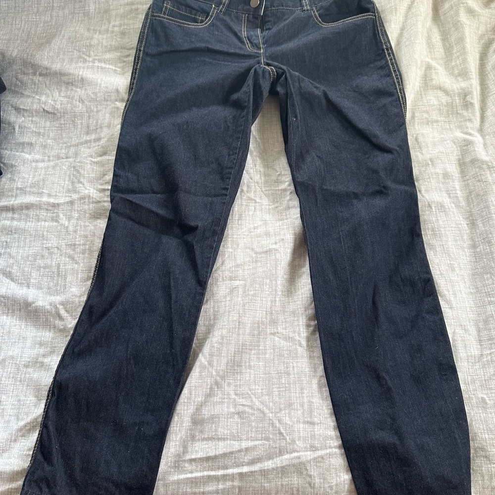 Theory dark wash denim jeans